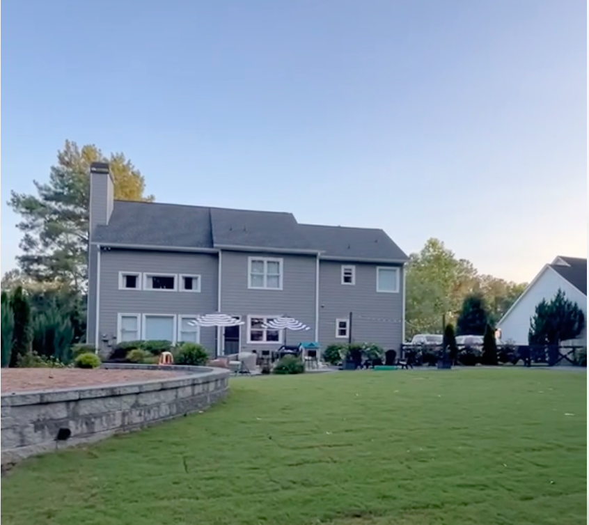 Modern Sod & Drainage After in Smyrna