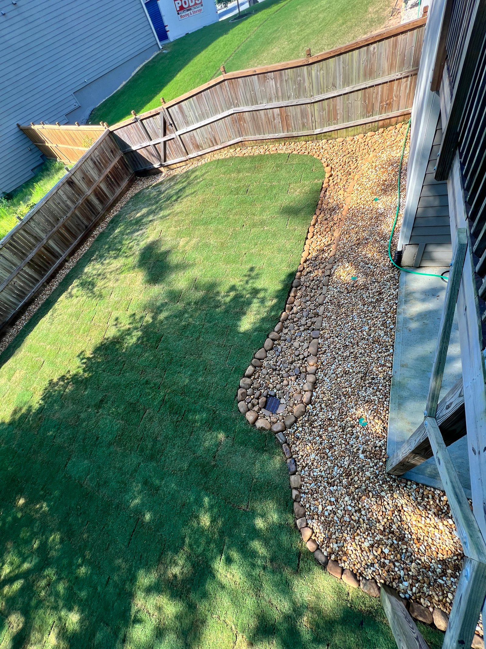 Luxury Retaining Wall & Steps After in Vinings