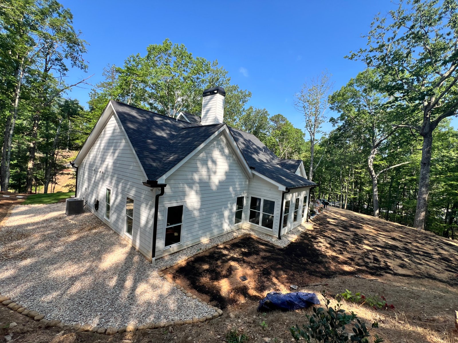Slope and edge preparation