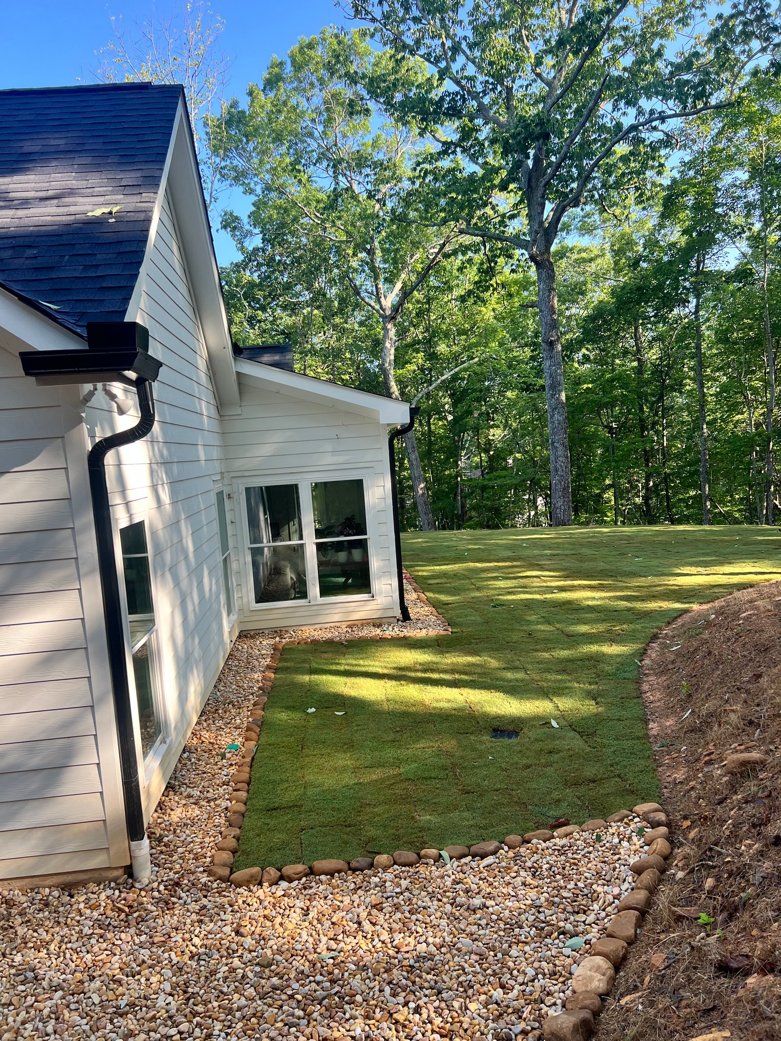 Graded lawn overview